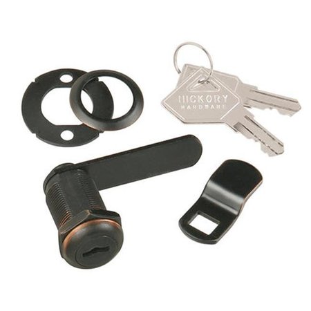 FIRST WATCH SECURITY First Watch Security 1385-VB 1.12 in. Cabinet & Drawer Utility Cam Lock; Vintage Bronze 1385-VB